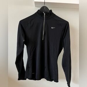 Nike Pro Dri-Fit Long Sleeve Shirt Women's M Compression Zipper Neck